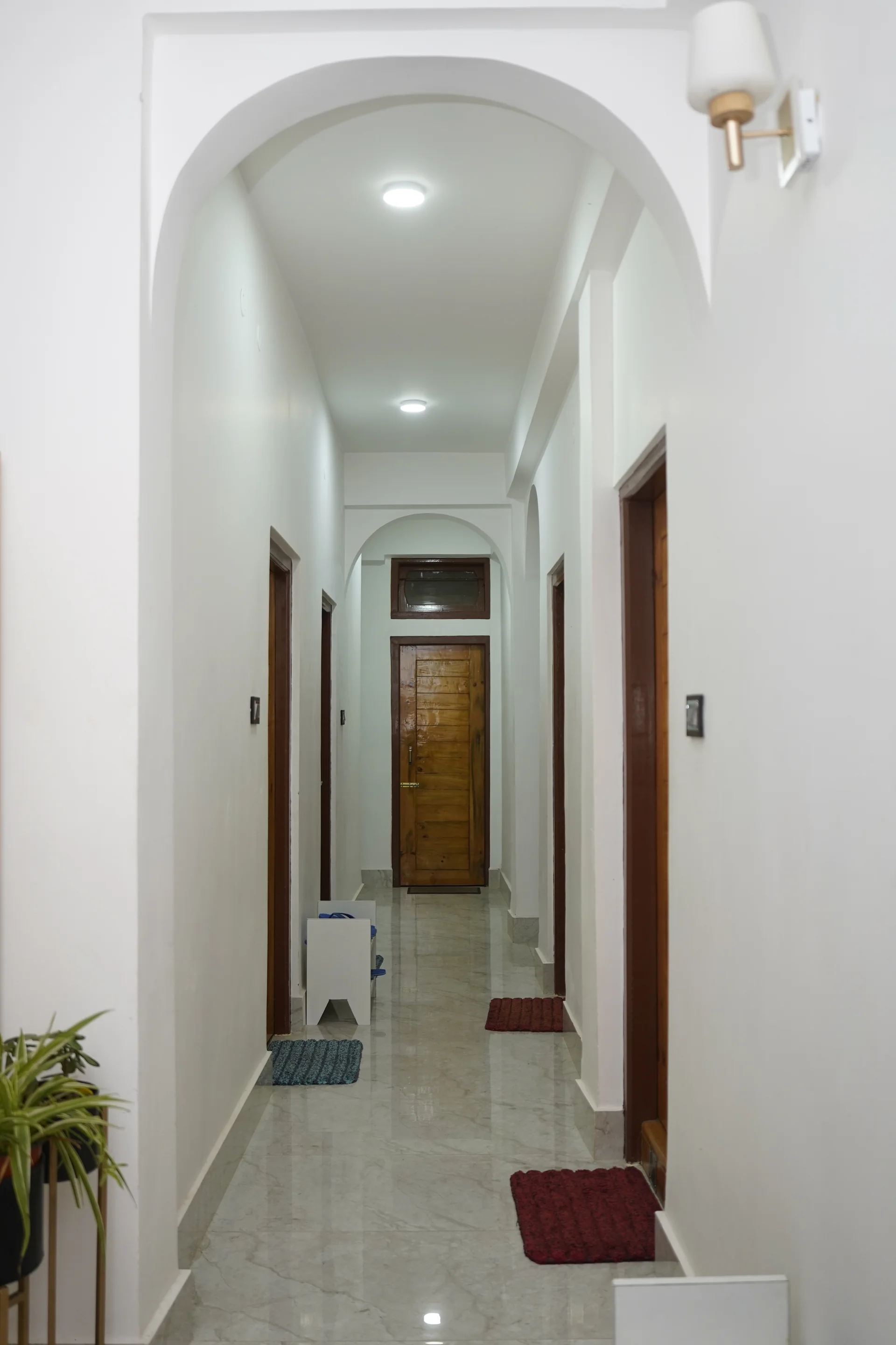 Bathroom overhead view at Acorn Homestay Shergaon